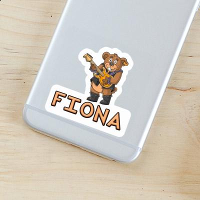 Sticker Fiona Rocker Bear Notebook Image