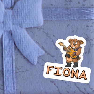 Sticker Fiona Rocker Bear Notebook Image