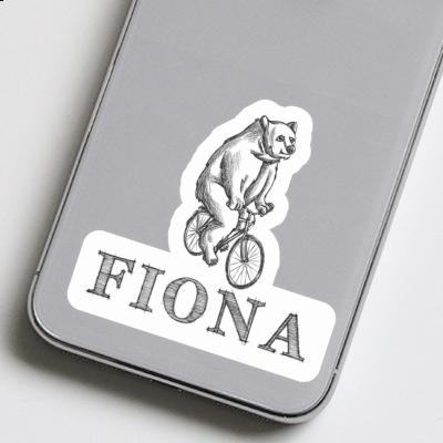 Fiona Sticker Bicycle rider Notebook Image