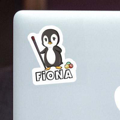 Fiona Sticker Billardspieler Notebook Image