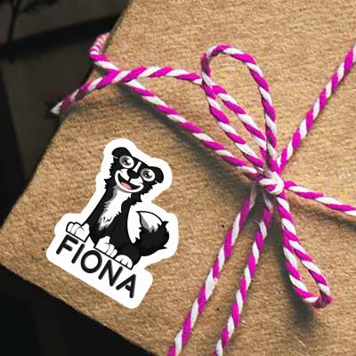 Fiona Sticker Border Collie Image