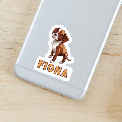 Sticker Boxer Dog Fiona Laptop Image