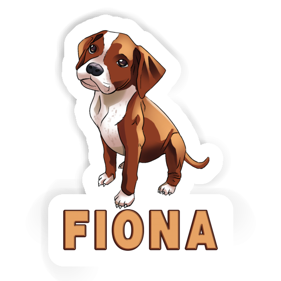 Boxer Autocollant Fiona Image