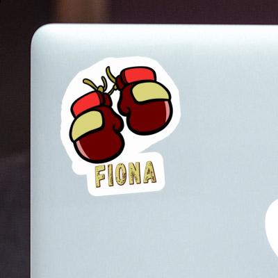 Gant de boxe Autocollant Fiona Laptop Image