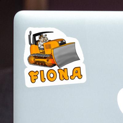 Autocollant Bulldozer Fiona Notebook Image