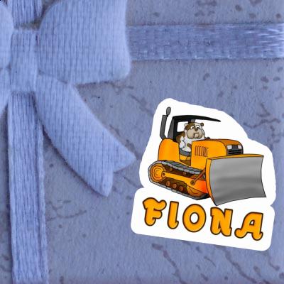 Autocollant Bulldozer Fiona Notebook Image