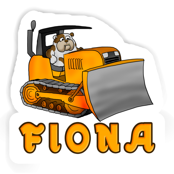 Bulldozer Sticker Fiona Notebook Image