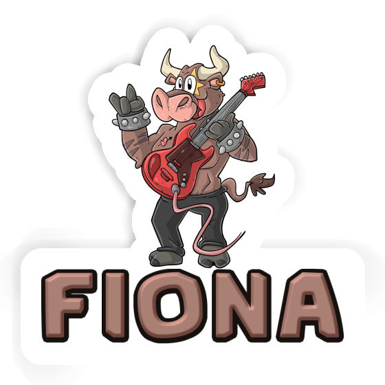 Fiona Sticker Gitarrist Image