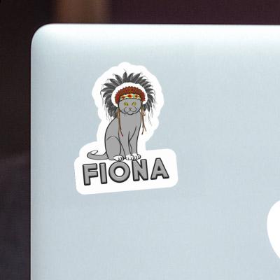 Sticker Fiona Cat Laptop Image