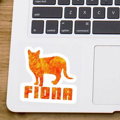 Sticker Fiona Cat Laptop Image