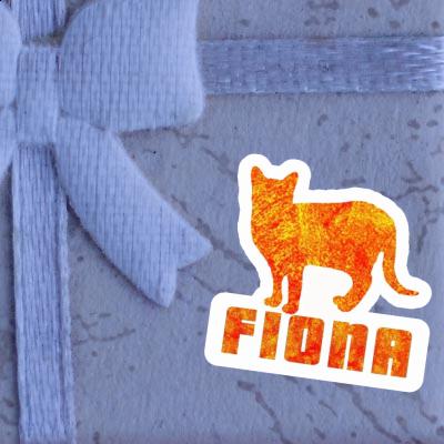 Fiona Sticker Cat Notebook Image