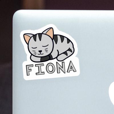 Fiona Sticker Katze Notebook Image