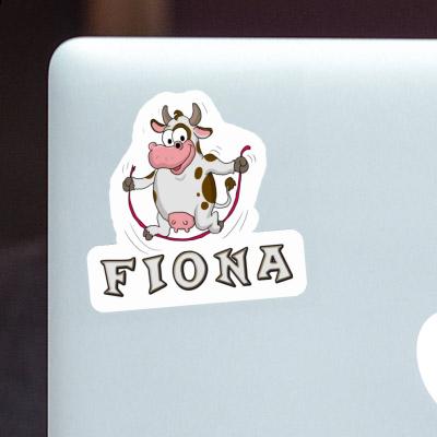 Fiona Sticker Skipping Ropes Cow Image