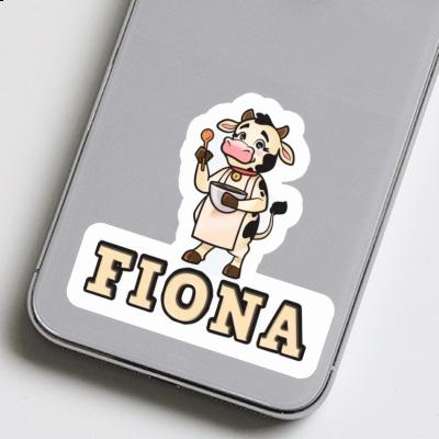 Sticker Cow Fiona Laptop Image