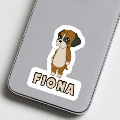 Boxer Sticker Fiona Notebook Image