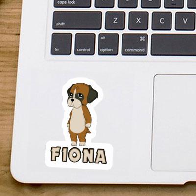 Boxer Sticker Fiona Laptop Image