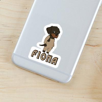 German Wirehaired Sticker Fiona Notebook Image