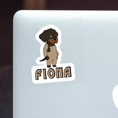 German Wirehaired Sticker Fiona Laptop Image