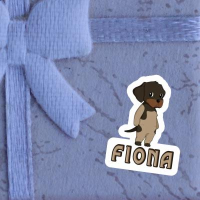 German Wirehaired Sticker Fiona Gift package Image