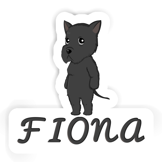 Sticker Fiona Giant Schnauzer Gift package Image