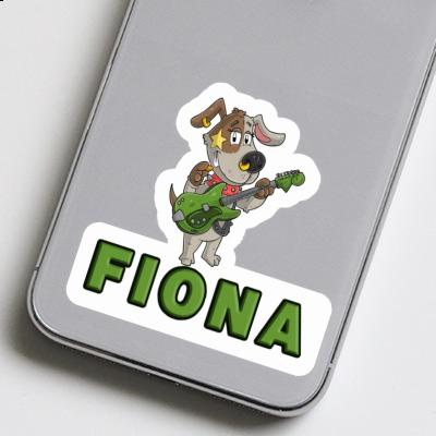 Guitarist Sticker Fiona Laptop Image