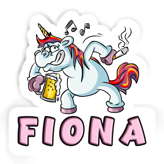 Autocollant Licorne en fête Fiona Gift package Image