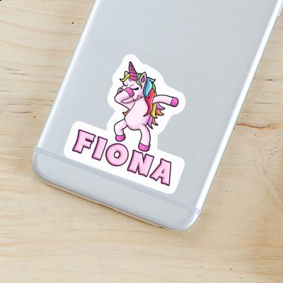 Licorne Autocollant Fiona Notebook Image