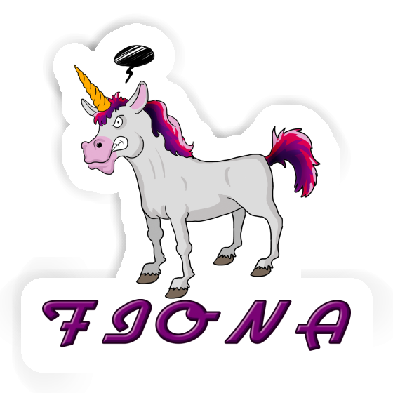 Licorne Autocollant Fiona Notebook Image