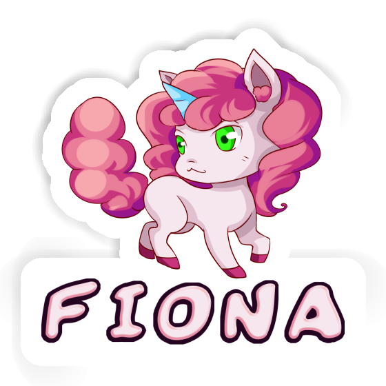 Sticker Fiona Unicorn Notebook Image