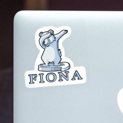 Bear Sticker Fiona Laptop Image