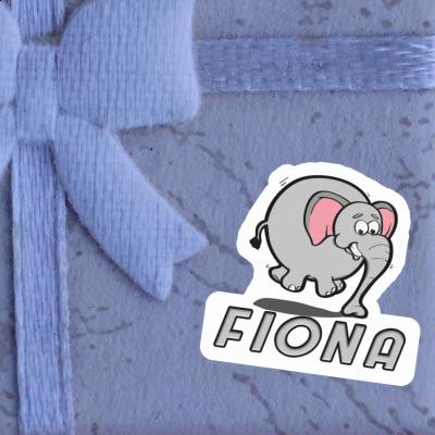 Fiona Sticker Elefant Notebook Image