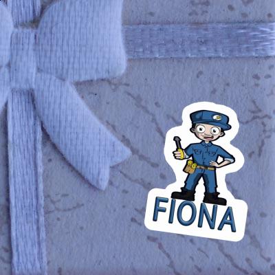 Electrician Sticker Fiona Notebook Image