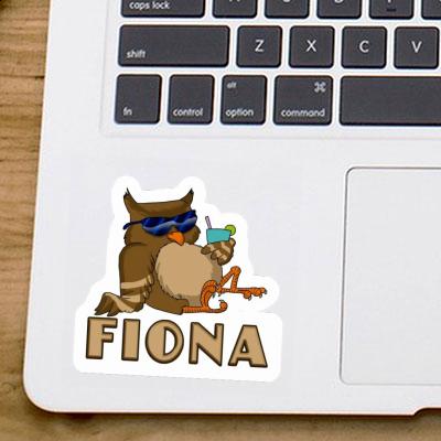 Sticker Cool Owl Fiona Image