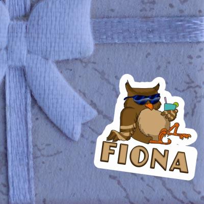 Sticker Fiona Cool Owl Gift package Image