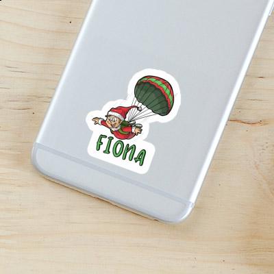 Fiona Sticker Skydiver Notebook Image