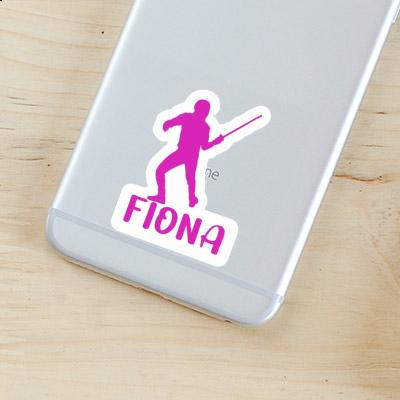 Fiona Sticker Fencer Notebook Image