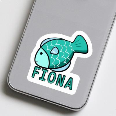 Fiona Autocollant Poisson Notebook Image