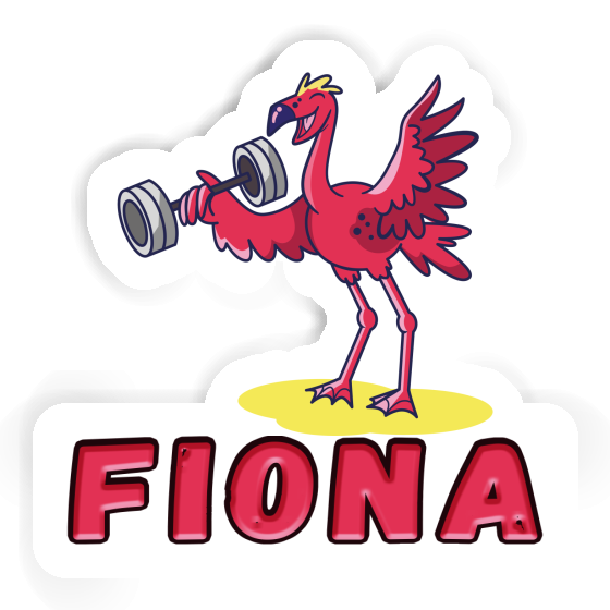 Sticker Weight Lifter Fiona Laptop Image