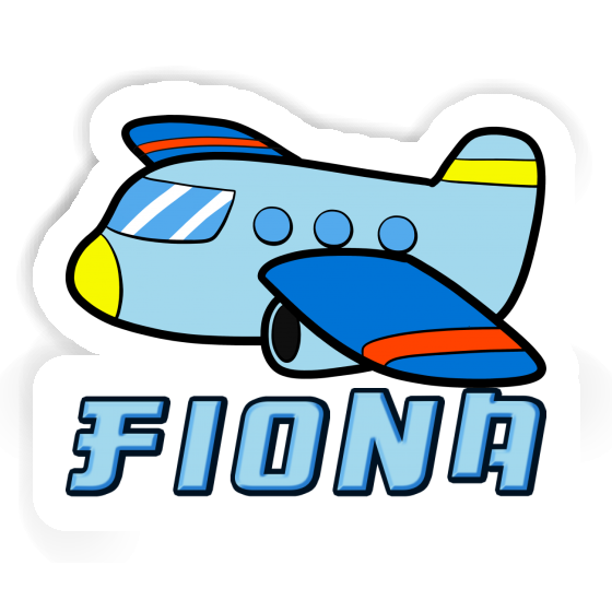 Sticker Fiona Flugzeug Laptop Image