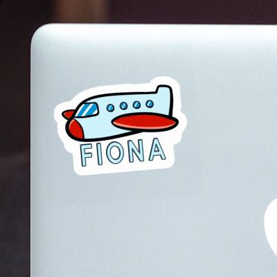 Fiona Sticker Plane Notebook Image