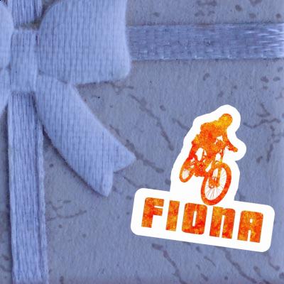 Sticker Fiona Freeride Biker Notebook Image