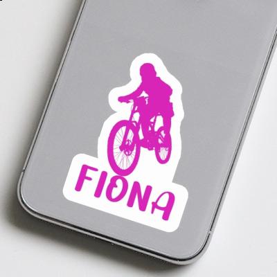 Freeride Biker Aufkleber Fiona Image