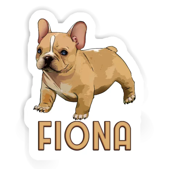 Bulldog français Autocollant Fiona Gift package Image