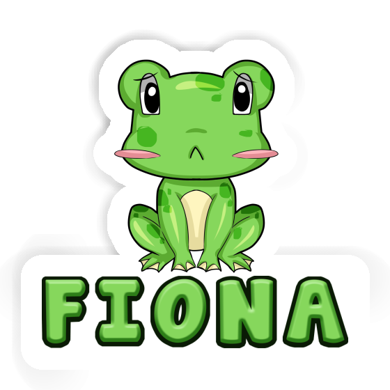 Sticker Kröte Fiona Notebook Image