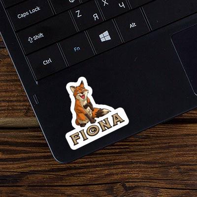 Fiona Sticker Fox Laptop Image