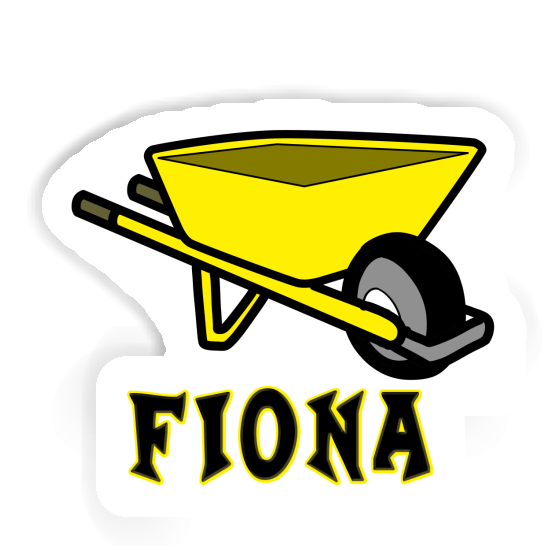 Wheelbarrow Sticker Fiona Laptop Image