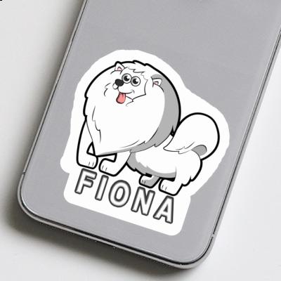 Sticker Fiona German Spitz Notebook Image