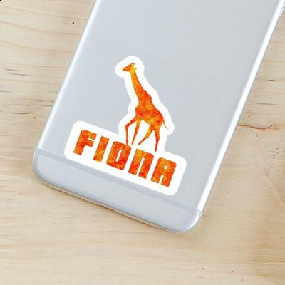 Sticker Giraffe Fiona Notebook Image