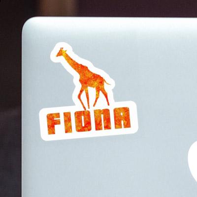 Girafe Autocollant Fiona Laptop Image