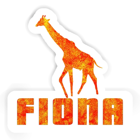 Aufkleber Fiona Giraffe Gift package Image